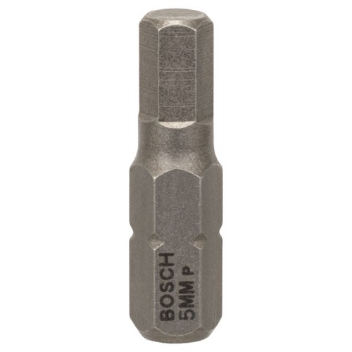 BOSCH Extra-Hart Šroubovací bit zvlášť tvrdý, HEX 5, 25 mm 2607001726 BOSCH Extra-Hart Šroubovací bit zvlášť tvrdý, HEX 5, 25 mm 2607001726