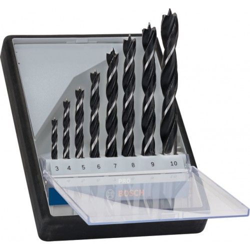 BOSCH Robust Line Sada spirálových vrtáků do dřeva, 8dílná 2607010533 BOSCH Robust Line Sada spirálových vrtáků do dřeva, 8dílná 2607010533