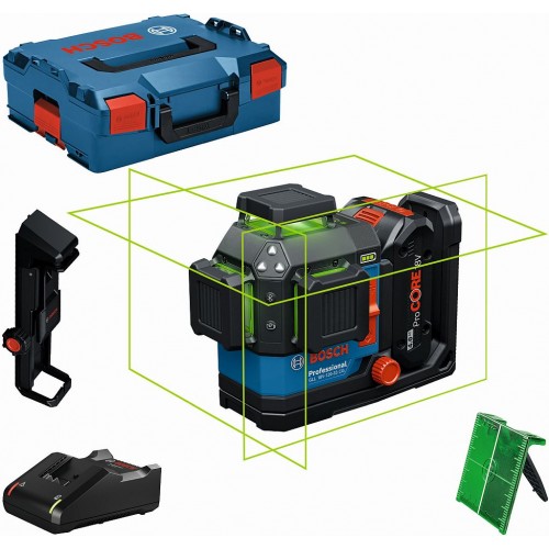 BOSCH GLL 18V-120-33 CG PROFESSIONAL Čárový laser, L-BOXX, 1× 18V 4,0 Ah 136 0601065100