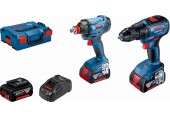 BOSCH Sada: GSR 18V-50 + GDX 180-LI (3x 5,0 Ah + GAL 188CV), L-boxx 136 06019G5227