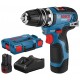 BOSCH GSR 12V-35 FC Akumulátorový vrtací šroubovák, L-BOXX 102, 2× aku 3,0 Ah, vrtací sklíčidlo GFA 12-B 06019H3001