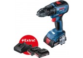 BOSCH GSR 18V-50 PROFESSIONAL Aku vrtací šroubovák, 3x 18V 2.0Ah, L-Case 06019H5005