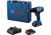 BOSCH GSB 183-LI PROFESSIONAL Akumulátorový příklepový vrtací šroubovák, 2x 2,0 Ah 06019K9100