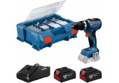 BOSCH GSB 18V-65 PROFESSIONAL Příklepový vrtací šroubovák, 2 x 4.0Ah, L-case 06019N3307