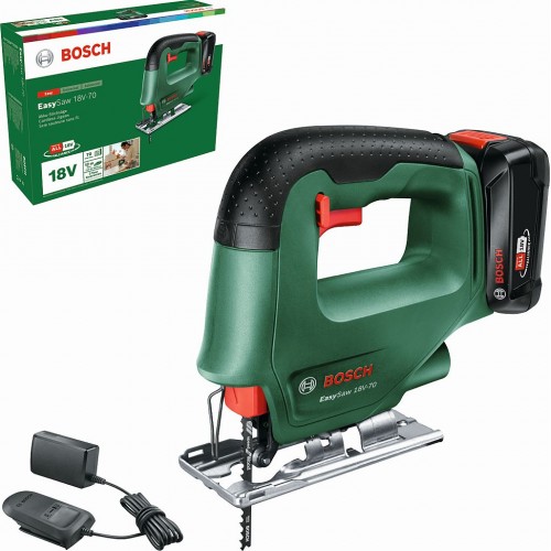 BOSCH EasySaw 18V-70 Aku kmitací pila, 1x 18V 2.0Ah 0603012002