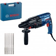 BOSCH Profesionální sada: vrtací kladivo GBH 240 + sada SDS plus v kufříku 0615990M99