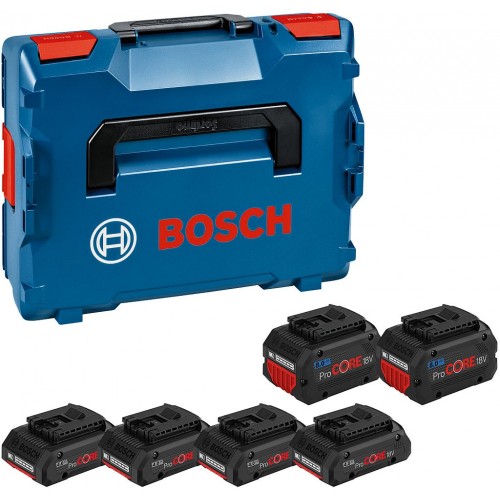 BOSCH 4 x ProCORE18V 4.0Ah + 2 x ProCORE18V 8.0Ah 1600A02A2T