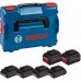 BOSCH 4 x ProCORE18V 4.0Ah + 2 x ProCORE18V 8.0Ah 1600A02A2T