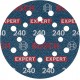 BOSCH Brusný kotouč EXPERT O780 s fólií, 125 mm, G240 2608902421