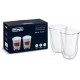DeLonghi Dvoustěnné sklenice na latte macchiato, 330 ml, sada 2 kss DLSC312