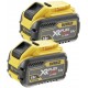 DeWALT DCB548Y2 Set 2x akumulátor FLEXVOLT 18/54V - 12V