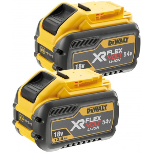 DeWALT DCB548Y2 Set 2x Akumulátor FlexVolt XR (4,0Ah/12,0Ah/54V/18V)