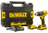 DeWALT DCD778D2T Aku příklepová Vrtačka (65Nm/18V/2x2,0Ah) kufr Tstak