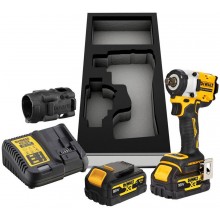 Příslušenství k DeWALT DCF921P2G Aku rázový utahovák 1/2" (406 Nm/18V/2x5,0Ah) PUR vložka