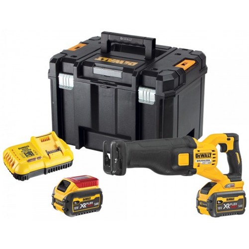 DeWALT DCS389X2 Aku mečová pila XR FlexVolt (54V/2x9,0 Ah) Tstak box