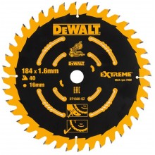 DeWALT DT1668 Pilový kotouč 184 x 16 mm, 40 zubů, ABT +7°