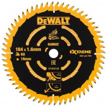 DeWALT DT1670 Pilový kotouč 184 x 16 mm, 60 zubů, ABT +7°