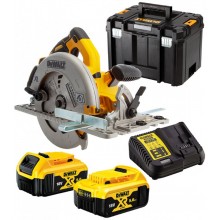 DeWALT DCS572P2 Aku kotoučová pila 184mm XR 18V (2x5,0Ah) kufr Tstak