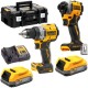 DeWALT DCK2051E2T Aku sada nářadí (DCD800+DCF850+18v/2x1,7Ah PowerStack) Tstak