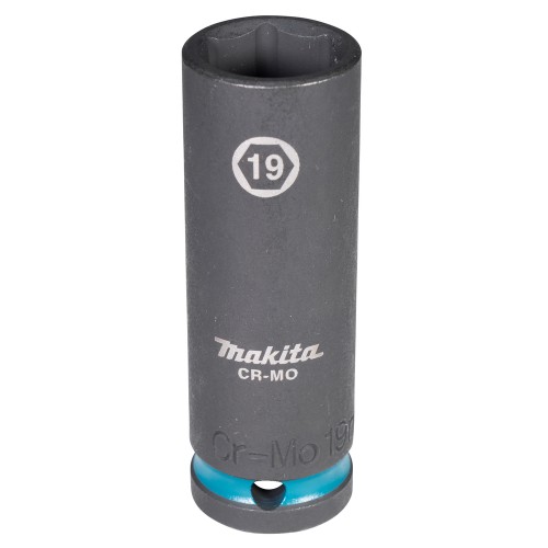 Makita E-16499 klíč nástrčný prodloužený 1/2", čtyřhran, IMPACT BLACK, 19mm