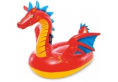 INTEX Nafukovací zvířátko Dragon Ride-On červená 57577NP