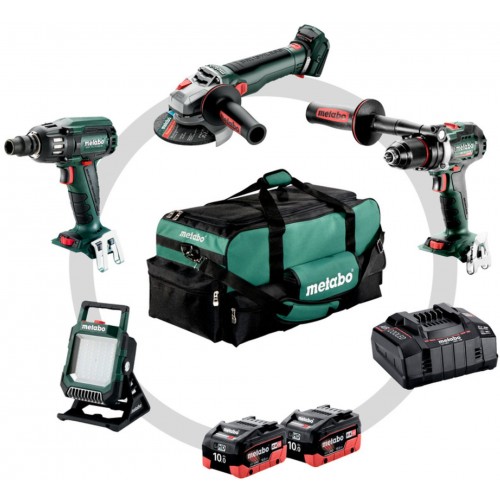 Metabo Combo Set 4.3.2 18V Akumulátorové stroje v sadě (18V/2x10,0Ah) brašna 685209000