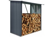 Riwall PRO RMWS 3x7 Anthracite - přístřešek na dřevo 2 x 1,5 m s pultovou střechou WS-B1-A