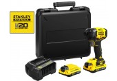 STANLEY SFMCF820D2K FatMax V20 Aku rázový utahovák třírychlostní 1/4" (18V/2x2,0Ah), kufr