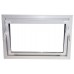 ACO sklepní celoplastové okno s IZO sklem 60 x 50 cm bílá