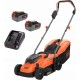 Black & Decker POWERCONNECT BCMW3318L2 Akumulátorová rotační sekačka (2x18V/2x2,5Ah Li-Ion)