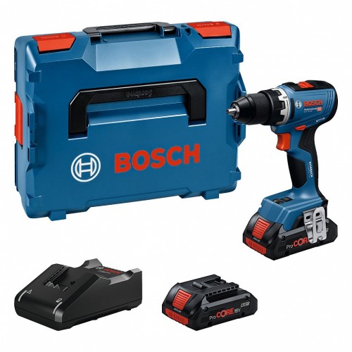 BOSCH GSR 18V-65 PROFESSIONAL Vrtací šroubovák, 2× ProCORE 4.0Ah, L-Boxx 06019N3206