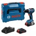 BOSCH GSR 18V-65 PROFESSIONAL Vrtací šroubovák, 2× ProCORE 4.0Ah, L-Boxx 06019N3206