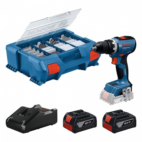 BOSCH GSR 18V-65 PROFESSIONAL Vrtací šroubovák, 2× GBA 4.0Ah, L-Boxx 06019N3207