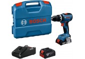 BOSCH GSB 18V-65 PROFESSIONAL Příklepový vrtací šroubovák, 1 x 2.0 Ah, 1 x 4.0Ah, L-Case 06019N3332