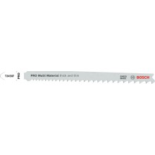 BOSCH Pilový plátek pro přímočaré pily PRO Multi Material thick and thin T345XF, 132 mm, 3 ks 2608634993