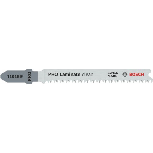 BOSCH Pilový plátek pro přímočaré pily PRO Laminate clean T101BIF, 83 mm, 5 ks 2608636431