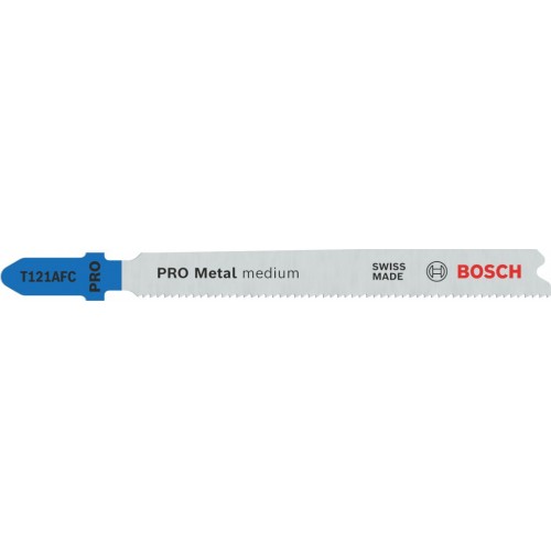 BOSCH Pilový plátek PRO Metal medium T121AFC pro přímočaré pily, 92 mm, 100 ks 2608655108