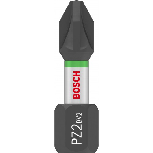 BOSCH Bit PRO Pozidriv Impact, PZ2, 25 mm, s krabičkou k vystavení, 10 × 25 ks 2607002804