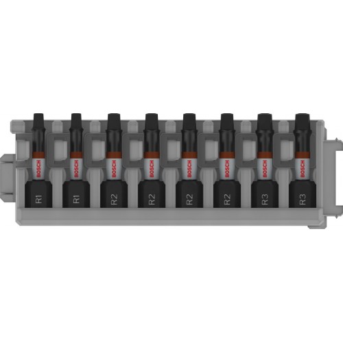 BOSCH Bit PRO Robertson Impact, R1 (2×), R2(4×), R3 (2×), 55 mm, 8 ks 2608521U58