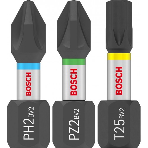 BOSCH Smíšená sada PRO Impact, PH2/PZ2/T20/T25/T30, 25 mm, 25 ks 2608521U63