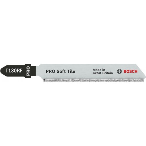 BOSCH Pilový plátek pro přímočaré pily PRO Soft Tile T130RF, 83 mm, 2 ks 2608665259