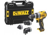 DeWALT DCD703NT Aku vrtačka s multifunkční hlavou (57 Nm/12V/bez aku) kufr Tstak II