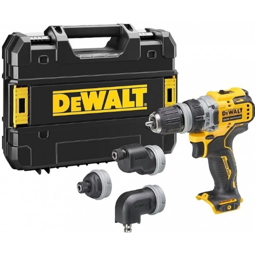 DeWALT DCD703NT Aku vrtačka s multifunkční hlavou (57 Nm/12V/bez aku) kufr Tstak II