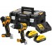 DeWALT DCK2050H2T Combo sada (DCD805+DCF850+DCB115+18V/5,0Ah PowerStack)kufr Tstak