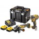 DeWALT DCK2080P2T kombo sada DCD796 + DCG405 + 2x5,0Ah/18V + DCB115 + DCB115 + TSTAK