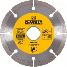 DeWALT DT3701 Diamantový kotouč 115x22,2mm na řezání betonu a cihel