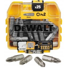 DeWALT DT71521 Sada bitů Pz2 v Tic Tac krabičce, 25 ks