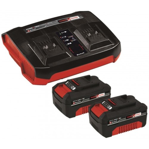 Einhell Startovací sad (18V/2x4,0Ah) & Twincharger Kit 1 PXC 4512112