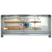 HERZ Kompletní regulační stanice 230 V, podlahové vytápění, zprava, 4-okruhová 3F53304