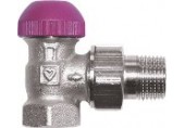 HERZ TS-99-FV-Termostatický ventil rohový 1/2", M 28 x 1,5 fialová krytka 1752467